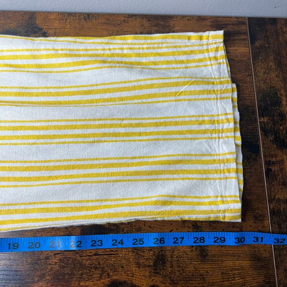 Torrid Pull One Wide Leg Linen Pants High-Rise Stretch Yellow Striped Sz 2R/2XL - Picture 11 of 11